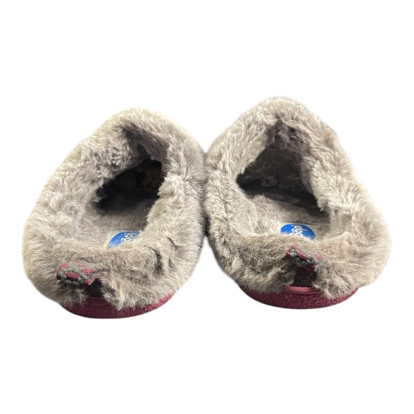 Floopi Faux Fur-Lined Slippers - Size 9-10 - Picture 2 of 6